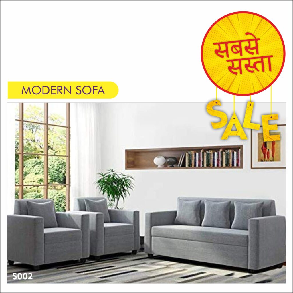 Transform your living room with the elegant Modern Sofa 3+1+1 set – where comfort meets contemporary design.